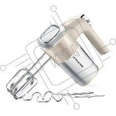 Ручной миксер BRAYER BR1312 бежевый/серебристый, 800Вт