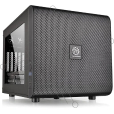 Компьютерный корпус Thermaltake Case Tt Core V21 CA-1D5-00S1WN-00 mATX/ win/ черный/ USB3.0/ no PSU