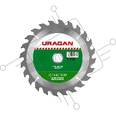 Диск URAGAN Fast 185x30/20мм 24Т, диск пильный по дереву