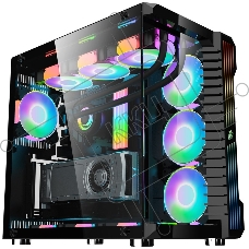 Компьютерный корпус 1STPLAYER STEAMPUNK SP9 Black / SP9-BK