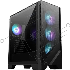 Компьютерный корпус MSI MAG Forge 321R Airflow черный без БП ATX 4x120mm 2xUSB3.0 1xUSB3.1 audio bott PSU