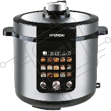 Мультиварка-скороварка Hyundai HYMC-2402 6л 1200Вт серебристый/черный