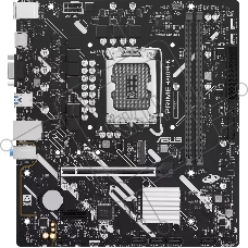Материнская плата ASUS PRIME H810M-K, LGA 1851, Intel H810, 2xDDR5, 4xSATA, 1xM.2, 1xPCIe 4.0 x16, 1xPCIe 3.0 x1, 1xVGA, 1xHDMI, 1x1Gb LAN, 2xUSB-A 5Gbps, 4xUSB-A 2.0, 3x3.5 мм, 7.1, mATX