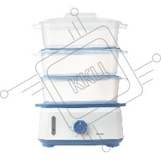 Пароварка электрическая Centek CT-1462 9л 1050Вт, таймер 60 мин, 3 контейнера, чаша для риса, резервуар 1,5л.