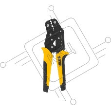 Клещи для обжима неизолированных наконечников Denzel НК и НВ, разъемов РП, 1,5 - 6 мм2