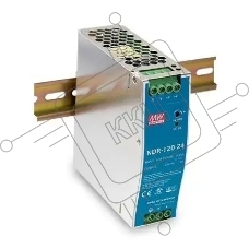 Блок питания AC-DC, 120Вт, вход 90-264V AC, 47-63Гц,127-370В DC, выход 24В,5A, рег. вых 24-28В, в кожухе на DIN-рейку