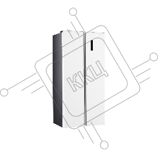 Холодильник Willmark SBS-647NFIW белый двухкамерный 249/180 л морозилка сбоку, NoFrost, Side-By-Side