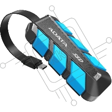 Внешний SSD ADATA SC740 1.0Tb (USB3.2 gen 2 type C, 1050/1000Mbs, 122x41x22mm, 40g, защита от падения, встроенный кабель)