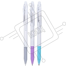 Набор ручек гелевых Deli EG161-3AS ассорти, ассорти чернила, со стирателем