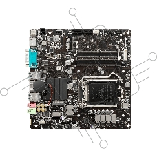 Материнская плата MSI H510TI-S09, LGA 1200, Intel H510, 2xSO-DIMM DDR4, 2xSATA, 1xM.2, 1xHDMI, 1x1Gb LAN, 4xUSB-A 3.2 Gen 1, 2x3.5мм, 5.1, Mini-ITX