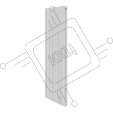 Дизайн-радиатор Royal Thermo Shift Q30 VC2180 - 12 секц. RAL9016
