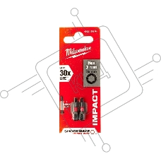 Насадка Milwaukee SHOCKWAVE Hex3 25 мм (2шт) (4932430894)