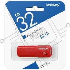 Флеш диск SmartBuy 32GB CLUE Red (SB32GBCLU-R)