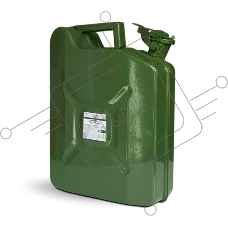 Канистра топливная AVS металлическая вертикальная 10 Л (зеленая) VJM-10