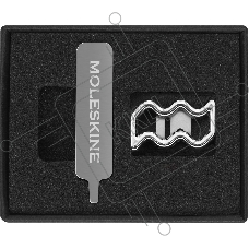 Шильд-символ Moleskine Zodiac Водолей, металл, серебристый, коробка с европодвесом, PINAQUARIUSSILV