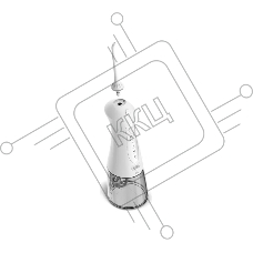 Ирригатор BQ IR001 White-Gray, Мощность: 10 Вт, Портативный, Объем резервуара 300 мл, 2 насадки и дорожный чехол в комплекте, 3 режима работы: Normal (нормальный), Soft (мягкий), Pulse (импульсный), Уровень влагозащиты: IPX7, Давление воды: 140-800 кПа, Ч