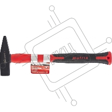 Молоток слесарный Matrix ''optimal'' 400 г, фибергласовая обрезиненная рукоятка, квадратный боек