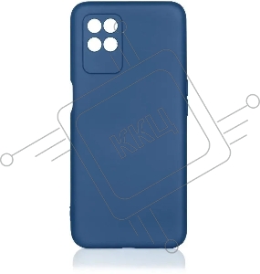 Чехол (клип-кейс) DF rmOriginal-17, для Realme 8i, синий [rmoriginal-17 (blue)]