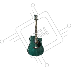 Электроакустическая гитара Kepma EDCE-K1-BLSM цвет синий