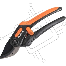 Секатор PATRIOT PAP-200,контактный,наковаленка (сталь 65Mn),лезвие (япон.сталь SK5),рукоятки PP+TPR,фиксатор лезвий,пружин.привод,200 мм
