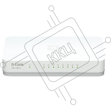 Коммутатор D-Link DGS-1008A, 8×1 Гбит/с, неуправляемый