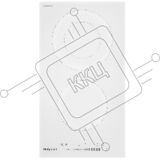 Электрическая варочная поверхность Hotpoint HR 3O2 WH, 2 конфорки, с зоной расширения, стеклокерамика, 3200 Вт