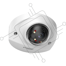 Уличная мини-купольная IP-видеокамера DAHUA DH-IPC-HDBW2449FP-AS-IL-0360B Smart Dual Light с ИИ 4Мп, 1/2.9” CMOS, объектив 3.6мм, видеоаналитика, ИК до 30м, LED до 30м, IP67, корпус: металл