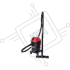Пылесос строительный RedVerg RD-VC1200S-20P черный, 1200 Вт, уборка сухая/сбор воды, пылесборник бак/мешок, 20 л