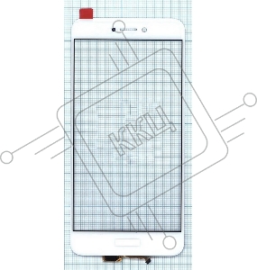 Сенсорное стекло (тачскрин) для Huawei P8 Lite (2017), белое