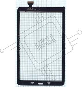 Сенсорное стекло (тачскрин) для Samsung Galaxy Tab E SM-T560, черное