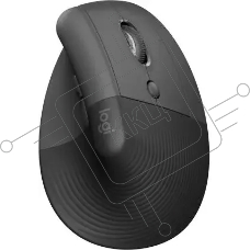 Мышь беспроводная Logitech Lift графитовый, 4000 dpi, радиоканал, Bluetooth, USB, кнопки - 6