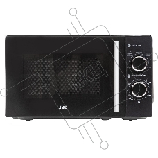 Микроволновая печь JVC JK-MW143M черный, 20 л, 700 Вт, переключатели - поворотный механизм