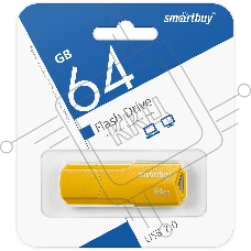 Накопитель USB SmartBuy 64GB CLUE Yellow (SB64GBCLU-Y)