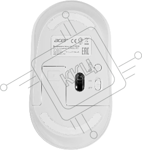 Мышь Acer OMR308 белый оптическая (1600dpi) беспроводная USB (4but)