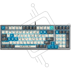 Клавиатура A4Tech Bloody S98 Pixels Blue проводная USB серый/бежевый