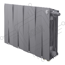 Радиатор биметаллический Royal Thermo PianoForte 300 Серебристый VR80 - 8 секц.