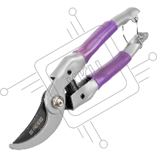 Секатор прямого реза Palisad BASE 225 мм, металлические рукоятки, ПВХ оболочка