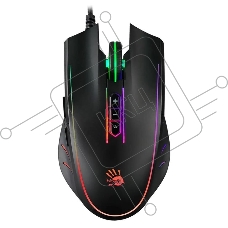 Мышь проводная A4Tech Bloody Q81 черный, 3200 dpi, USB, кнопки - 8