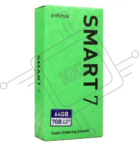 Смартфон Infinix X6515 Smart 7 64Gb 3Gb белый моноблок 3G 4G 2Sim 6.6