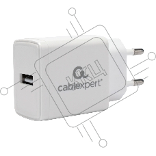 Адаптер питания Cablexpert MP3A-PC-38 100/220V - 5V USB 1 порт, 2A, белый
