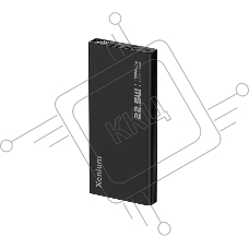 Внешний аккумулятор Xenium PowerBank P2210 черный (10000 мА*ч, 22.5 Вт, USB-A - 2 шт, USB-C - 1 шт, дисплей)