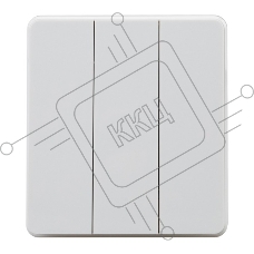 Выключатель Kranz ROUND 3 кл 10А с/у перламутр