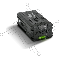 Аккумулятор GreenWorks 82V (модель G82B5) (2914607) - это литий ионная (Li-ion) батарея, силой тока 5 ампер/час и выполненная по самым передовым технологиям.  Применяется в линейке всех устройств Greenworks 82V Commercial.  Аккумулятор состоит из ячеек пр