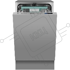 Встраиваемая посудомоечная машина Weissgauff BDW 4533 Wi-Fi Inverter Autoopen узкая, полновстраиваемая, загрузка 10 комплектов