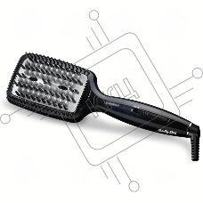 Расческа-выпрямитель BaByliss Smoothing Heated Brush HSB101E черный, 45 мм, 200 °C, 3 режима