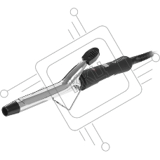 Щипцы для завивки волос Centek CT-2086 черный, 19 мм, 200 °C, 1 режим