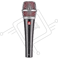 Микрофон динамический sE Electronics V7 40 Гц - 19 кГц, суперкардиоида, в комплекте: микрофонный зажим, адаптер с резьбой, чёрная ветрозащита, транспортировочный чехол на молнии. Цвет серый.