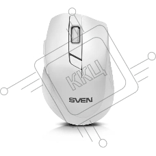 Мышь беспроводная SVEN RX-425W белый, 1600 dpi, радиоканал, USB, кнопки - 6