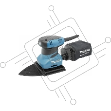 Шлифовальные машины Makita BO4565 ВШМ(дельта),{200Вт,114х102мм,угол96мм,14000об\м,ампл-1.5мм,1.1кг,кор,п\сборник,липучка}