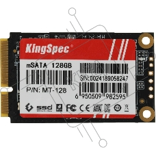 Накопитель SSD KingSpec MT Series MT-128, 128Gb, mSATA, R/W 500/450